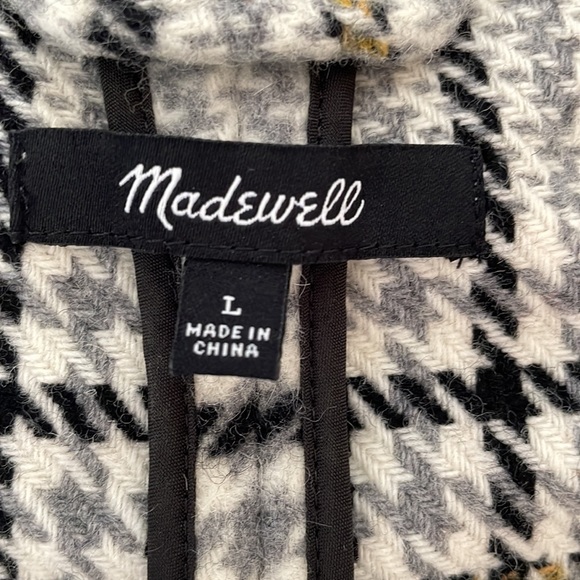 Madewell (Mostly) Wool Coat. Women’s Large - Picture 5 of 7